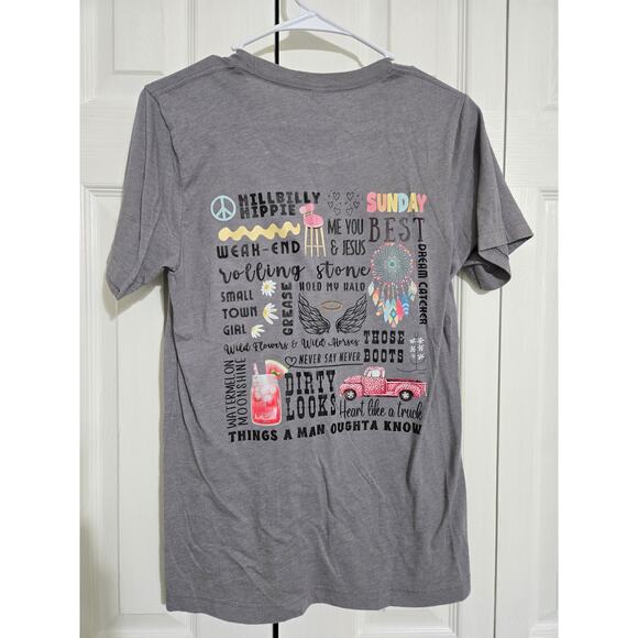 Bella canvas small women's gray graphic tee - Picture 3 of 8